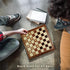15-Inch Magnetic Chess Set - 2 in 1 Chess and Checkers Board Game for Adults and Kids, Tournament Chessboard