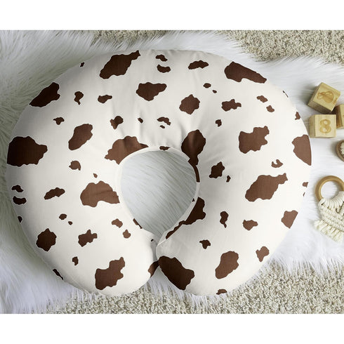 Sweet Jojo Designs Western Cow Print Boy Girl Gender Neutral Nursing Pillow Cover Baby Breastfeeding Slipcover Infant