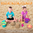 Set 3 Packs Backpack JOYIN Foldable Beach Bucket - Collapsible Toy Buckets with Shovels and Mesh for Kids Toddlers