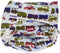 That's a Wrap Diaper Cover - Trains & Cars, Medium