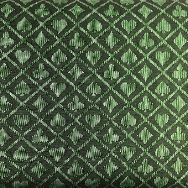 Speed Cloth Poker Table Fabric - 108X60 Inch Section of Suited Casino