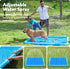 72" Summer SLOOSH Non-Slip Splash Pad Sprinkler - Water Toys Sprinkler Mat for Kids Toddlers Dogs, Outdoor Backyard