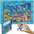Think2Master 100 Pieces Colorful Ocean Life Jigsaw Puzzle for Kids, Families & School, Size: 23.4” x 16.5”