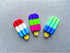 Raymond Geddes Scented 3D Ice Cream Bar Erasers, 48 per Bag, Mix and Match 3D Erasers for Kids, School Party Favors.