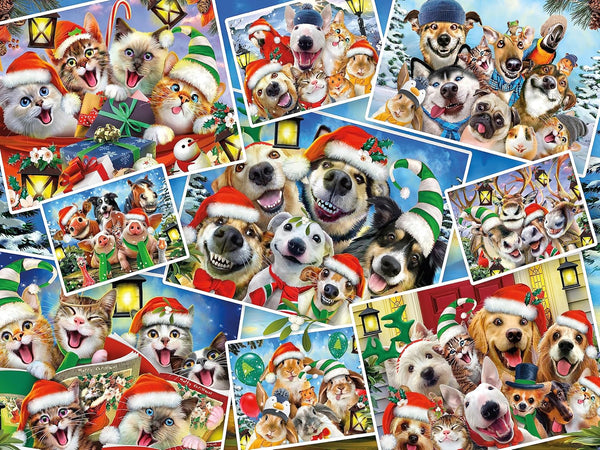 Ceaco - 500 Piece Jigsaw Puzzle - Howard Robinson - Selfies - All The Dogs & Cats