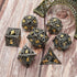 DND Dice Set, Metal Polyhedral Dice Gift for Role Playing, D20 Hollow Dice Set for DND RPG MTG Table Games