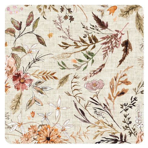 6m-3T BapronBaby Flutter Delilah Floral Bapron - No Neck Tie Safer Bib for Baby & Toddler - Soft Waterproof Stain