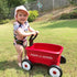 1-4 Radio Flyer Push & Pull Walker Wagon with Garden Tools, Red, for Kids Years Old, Locking Handle for Stability, Baby