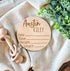 Personalized Newborn Announcement Sign for Hospital - Single Sided - Wooden Birth Announcement Sign - Baby Name