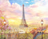 Pintoo Jigsaw Puzzles - 500 Piece for Adults, Romantic Paris Beautiful Plastic Puzzle for Home Decor