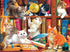 RoseArt - Fancy Cats - 750 Piece Jigsaw Puzzle for Adults - Library Mischief
