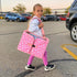 MENZOKE Kids Travel Tray for Toddler Car Seat, Road Trip Activities for Kids with iPad Holder Stand & Dry Erase Board