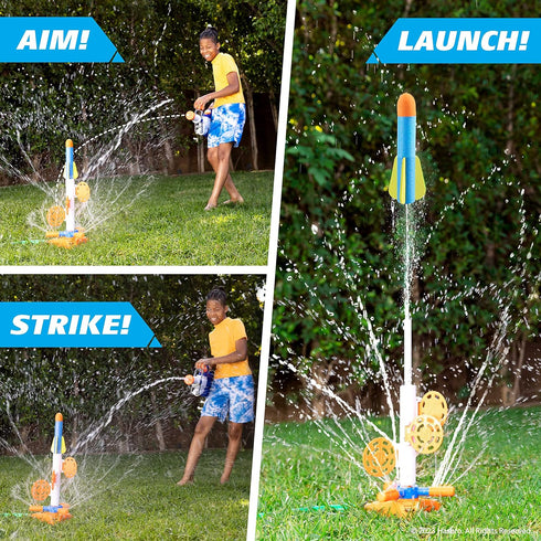 NERF Super Soaker SkyBlast Target Sprinkler for Kids, Outdoor Summer Water Games