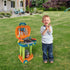 BBQ Grill Toy Set - Interactive Play Kitchen Set with Lights, Sounds, Wheels, Toy Food, and Cooking Accessories