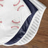 3 Pack Set Sweet Jojo Designs Baseball Sports Baby Boy Absorbent Burp Cloths for Infant Newborn - Red and White