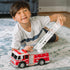 Sunny Days Entertainment Maxx Action 12’’ Large Fire Truck - Lights and Sounds Vehicle with Extendable Ladder
