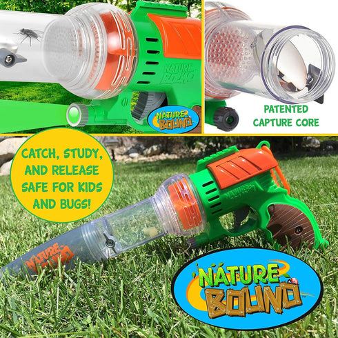 3 12 Nature Bound Bug Catcher Toy | Eco-Friendly Bug Vacuum, Catch and Release | Ages to Indoor/Outdoor Play Toy |