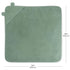 100% 450 (35" 35") Natemia Hooded Baby Bath Towel - Organic Cotton Baby Towels for Newborns, Toddlers, Boys, Girls