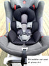 G Ganen Black Bear Comfort Cushion for Stroller and Seat