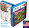 Think2Master 100 Pieces Dinosaurs Jigsaw Puzzle - Fun Colorful Educational Toy for Kids Ages 4-8