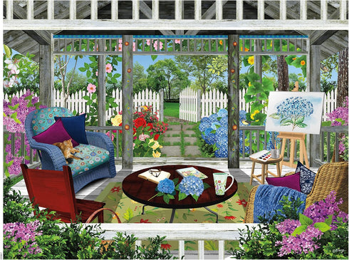 Ceaco - Tracy Flickinger - Summer Gazebo Oversized 300 Piece Jigsaw Puzzle
