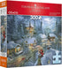 Ceaco - Holiday - Santa's Silent Night - 300 Piece Jigsaw Puzzle for Christmas