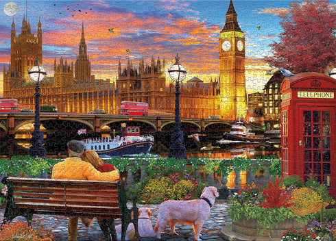 Ceaco - David Maclean - Cities - On The Thames in London - 1000 Piece Jigsaw Puzzle