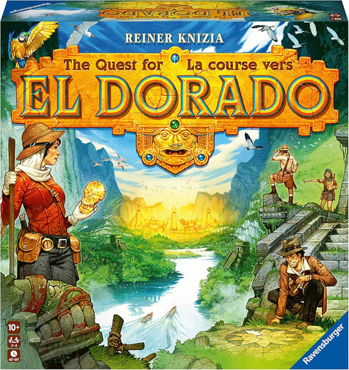Ravensburger The Quest for El Dorado - Strategy Board Game for Kids & Adults, 2-4 Players