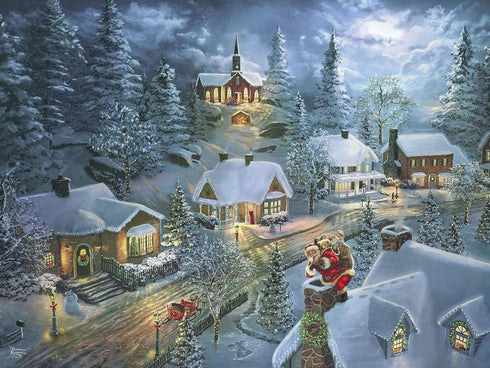Ceaco - Holiday - Santa's Silent Night - 300 Piece Jigsaw Puzzle for Christmas