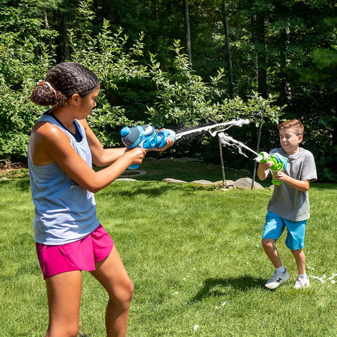 Fom Mania Fomilator Foam Blaster, Non Toxic Kid Powered Foam Line with Bonus Foam Concentrate Refills