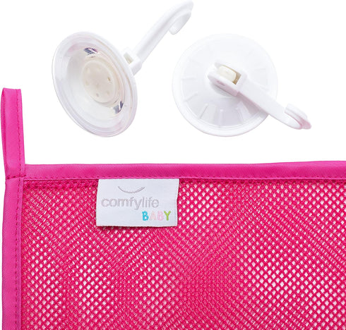 2 x Mesh Bath Toy Organizer + 6 Ultra Strong Hooks – Perfect Bathtub Toy Holder & Shower Caddy for Kids