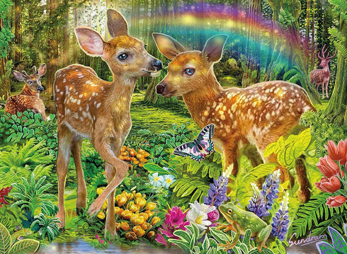 Ceaco - Deer Harmony - 100 Piece Jigsaw Puzzle