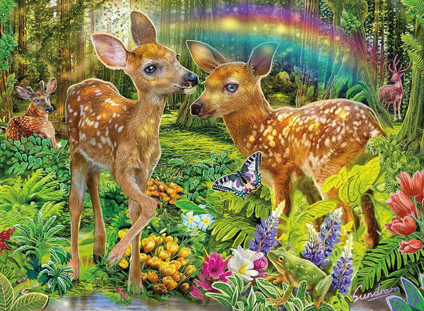 Ceaco - Deer Harmony - 100 Piece Jigsaw Puzzle