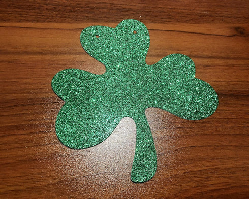 Cutest Clover In The Patch Banner - Gold Glitter St. Patrick's Day Baby Shower Decorations