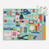Galison Tools for Creative Business - 1000 Piece Puzzle - Bright Artwork of Inspirational Supplies
