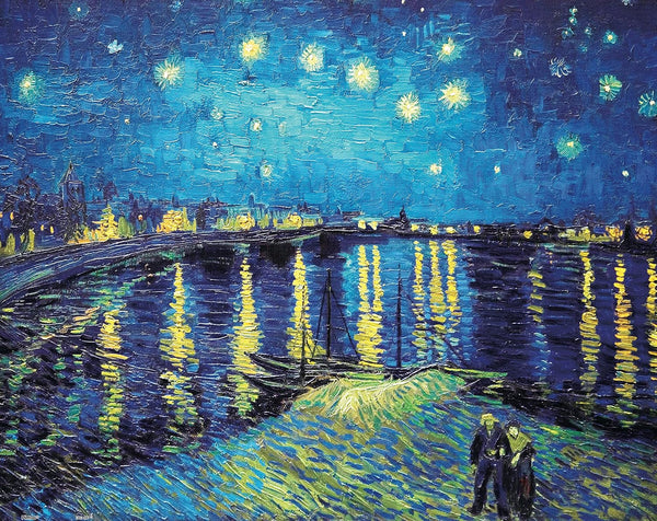 Pintoo 500 Piece Jigsaw Puzzle for Adults - Vincent van Gogh's Starry Night Over The Rhone, 1888