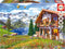 Educa Chalet in The Alps - 4000 Piece Jigsaw Puzzle, Puzzle Glue Included, Ages 14+