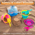 Set 3 Packs Backpack JOYIN Foldable Beach Bucket - Collapsible Toy Buckets with Shovels and Mesh for Kids Toddlers