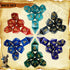 6 Sets DND Polyhedral Dice, Dungeons and Dragons Rolling Dice for RPG MTG, Bulk with 6 Drawstring Bags & PU Leather Tray