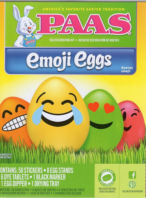 PAAS Easter Egg Decorating Kit, Emoji Eggs
