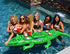 6 GoFloats GoPong Giant Party Gator Floating Alligator with Cooler and Cup Holders, Over ft Long