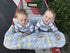 Twin Double Shopping Cart Cover for Baby Siblings with Carrying Case. Guaranteed to Fit Wholesale Warehouse Grocery