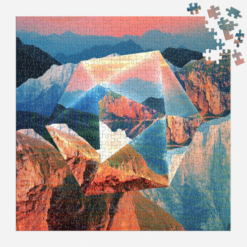 Galison Nature's Prism – 500 Piece Puzzle Featuring Vibrant Canyon Filled Landscapes