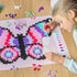Plus-Plus: Puzzle by Number - Butterfly - 800 Piece Color to Number Matching, Interlocking Mini Blocks, Construction