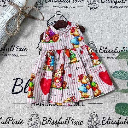 Handmade Waldorf Doll Clothes 12 Inch Clothing Set, Pretty Box Girl Christmas Birthday Present - Autumn's Accessories