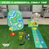 Golf Games for Kids - Sticky Golf Game, Golf Cornhole Game, and Golf Putting Game for Indoor and Outdoor Activities