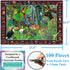 Think2Master 100 Pieces Colorful Rainforest Jungle Jigsaw Puzzle - Fun Educational Toy for Ages 4-8