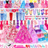 71 Pcs Doll Clothes and Accessories - 5 Wedding Gowns, 9 Fashion Dresses, 20 Shoes for 11.5 inch Doll Gift