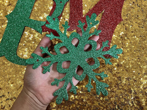 Red and Green Merry Christmas Banner, Merry Xmas Sign Garland for Christmas Party Decorations, Holiday Mantle Decor