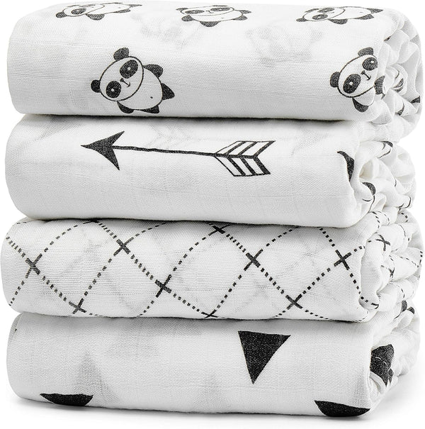 KiddyCare Baby Muslin Swaddle Nursery Blanket for Newborns | Bab Blankets for